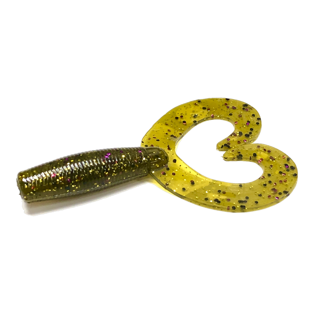 Bunker Baits Shammer Twin - Green Pumpkin Magic