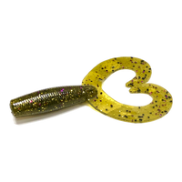 Bunker Baits Shammer Twin - Green Pumpkin Magic