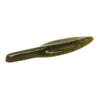 Bunker Baits Willow Leech - Green Pumpkin