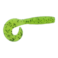 Dry Creek Single Tail Money Grubber - Chartreuse Pepper 4"