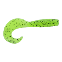 Dry Creek Single Tail Money Grubber - Chartreuse Pepper 5"