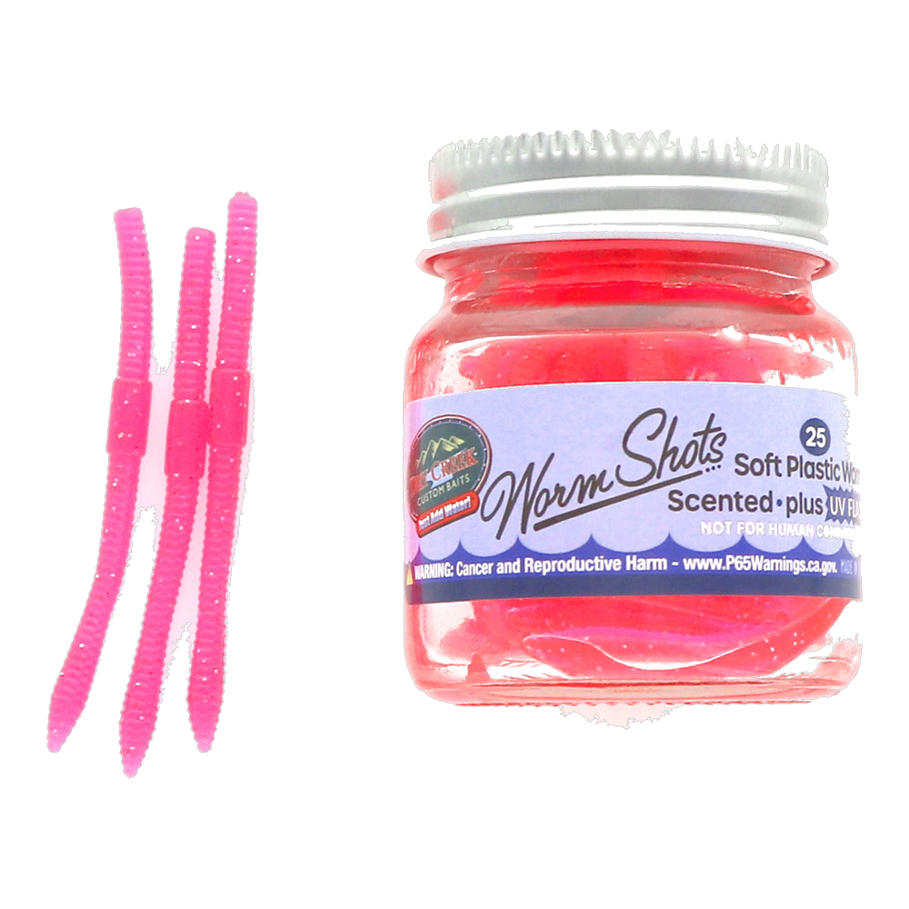 Dry Creek Worm Shots - Hot Pink
