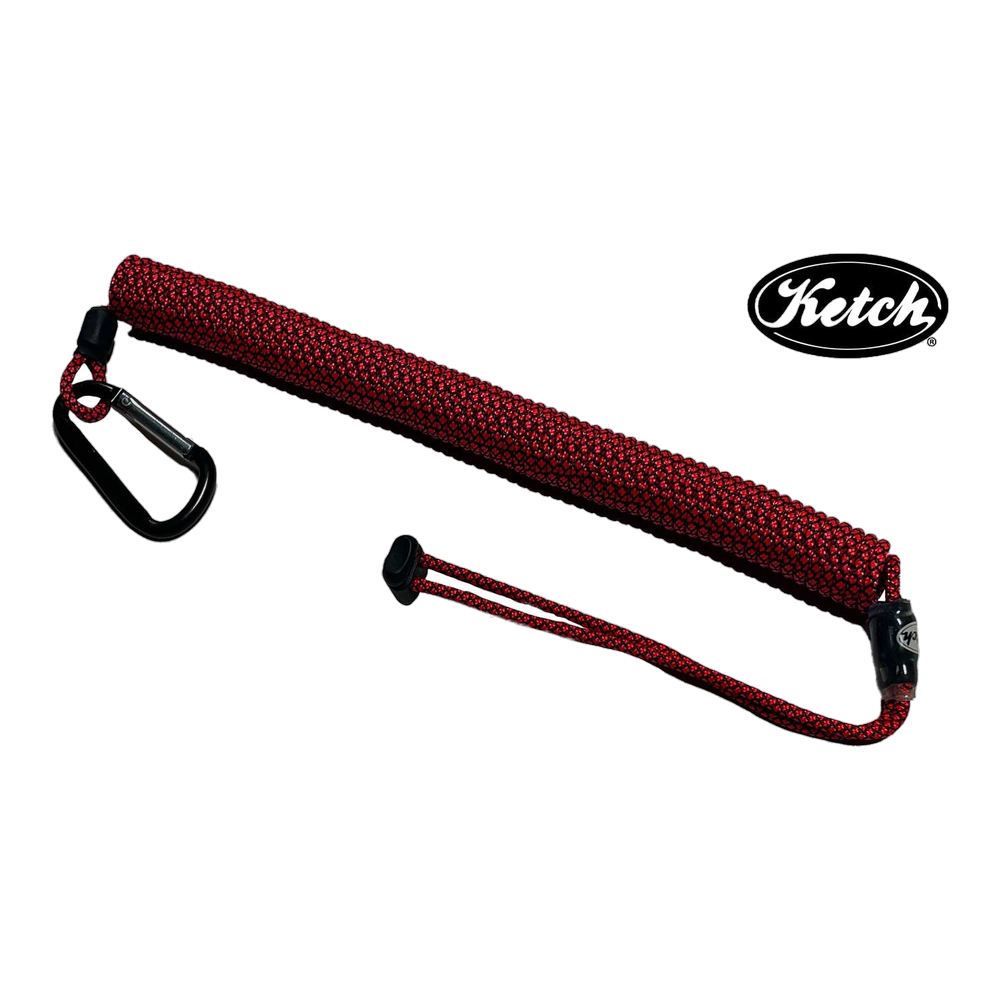 Ketch Board Tether - Red / Black