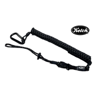 Ketch Rod Tether - Black / Silver