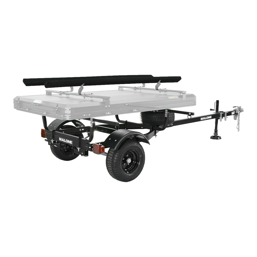 Malone MS Overland Trlr Pkg ( 1 Jack Stnd, 2 Stabilizers, Spr Tire)( 1 set of bunks) (Tent not included)