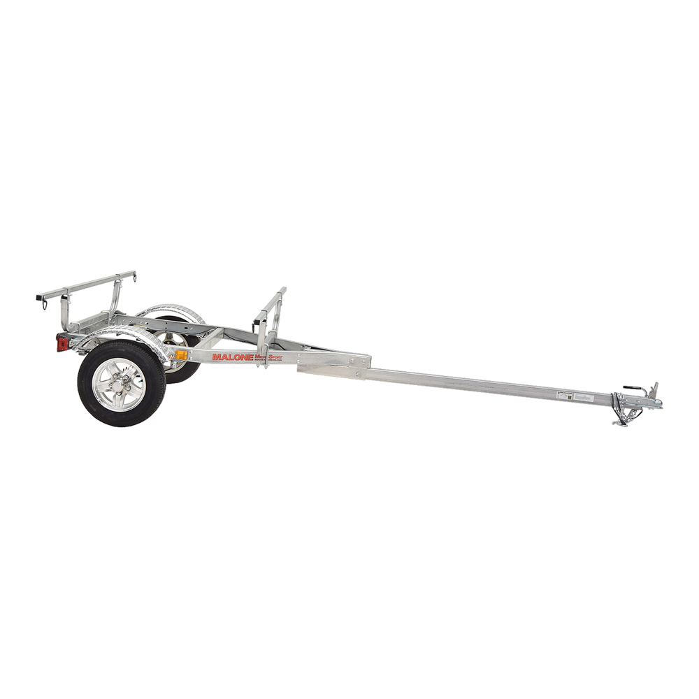 Malone MicroSport XT Trailer w/ Alum Wheels-Fenders & Retractable Tongue
