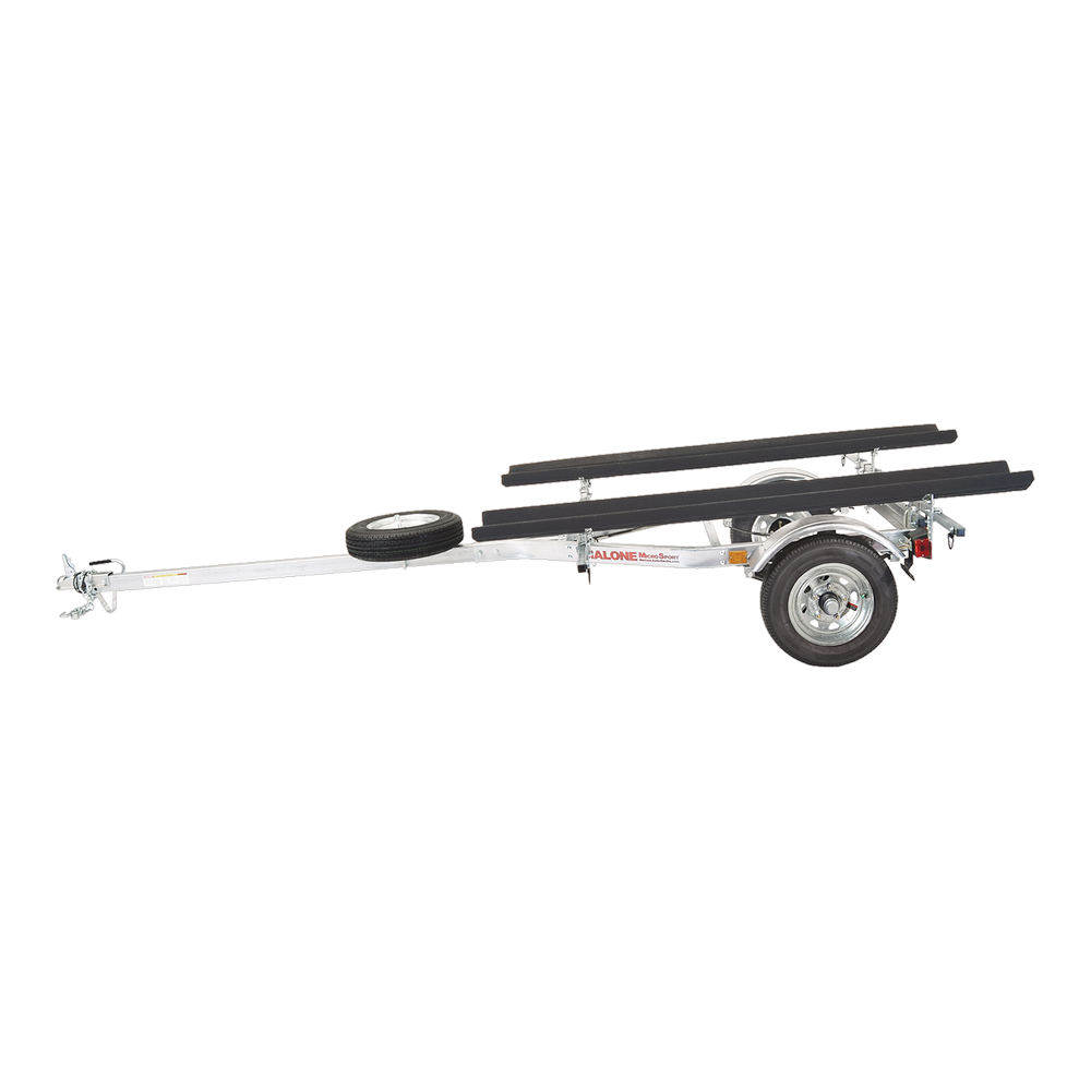 Malone MicroSport LowBed 2 Kayak Trailer Package (2 Sets Bunks & Spare Tire)