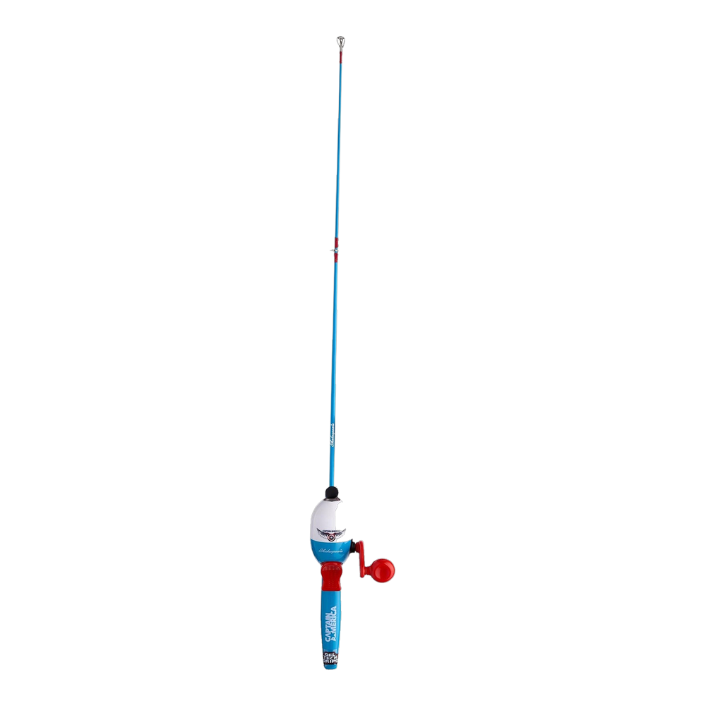 Cartoon Kids Spincast Combos - Marvel Captain America Beginner Combo
