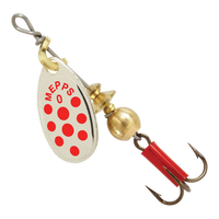 Mepps Aglia Spinner - Silver Red Dot