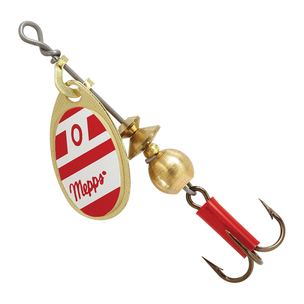 Mepps Aglia Spinner - Red White Gold