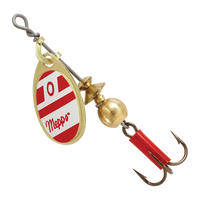 Mepps Aglia Spinner - Red White Gold