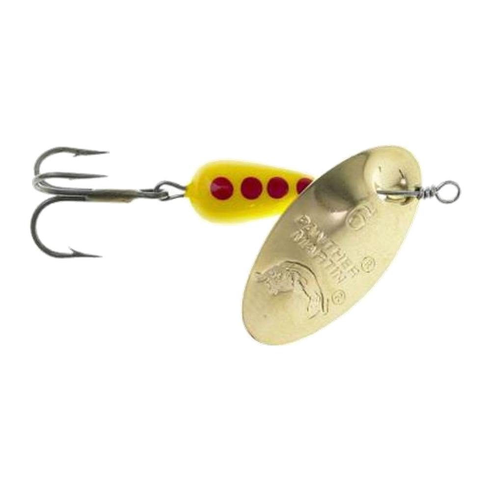 Panther Martin Classic Regular Spinner Lure - Gold/Yellow Regular