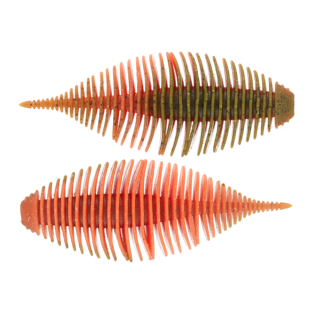 Geecrack Bellows Gill - Green Pumpkin Bite Orange