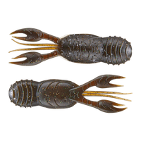 Great Lakes Finesse Micro Juvy Craw Tube - Brown Pumpkin Special