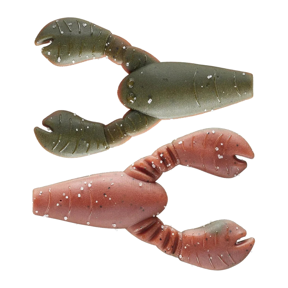 Great Lakes Finesse Snack Craw - Green Pumpkin Orange Belly