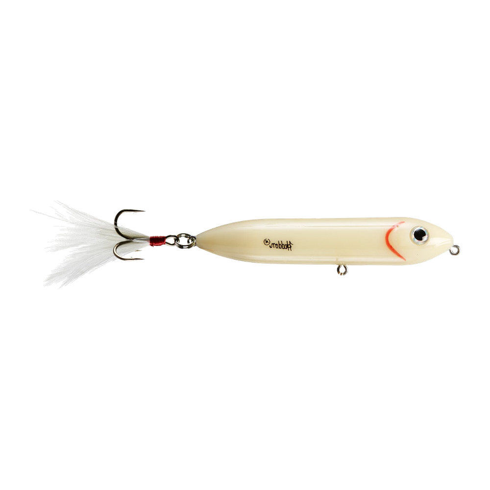 Heddon Super Spook Jr. Feathered - Bone