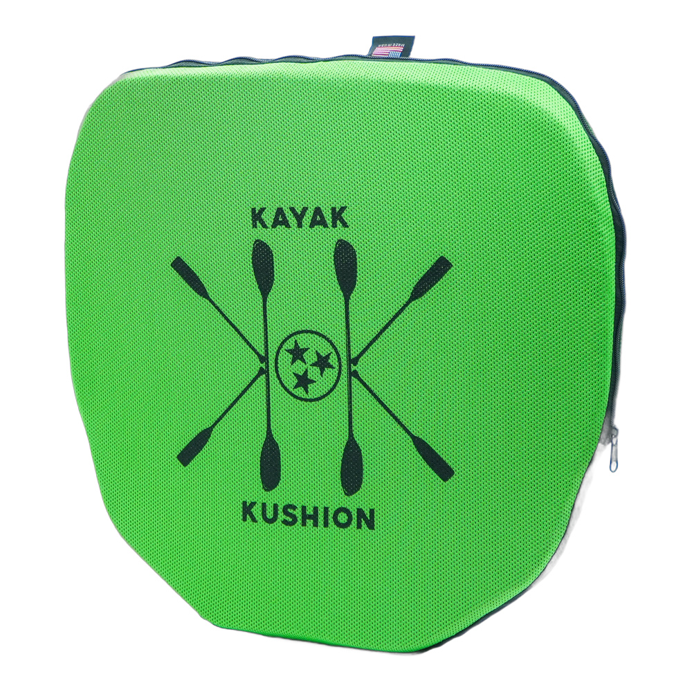Kayak Kushion Round Kushion | Vivid Collection - Nuclear Green