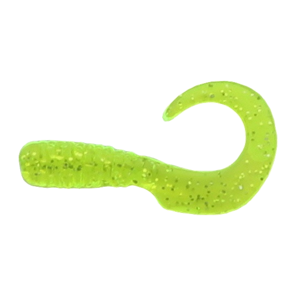Jerrys Lures Assault Grub - Chartreuse MF