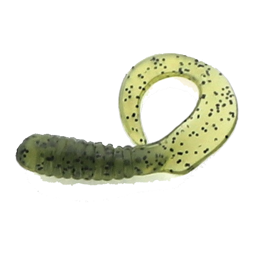 Jerrys Lures Assault Grub - Dirty Green Pepper