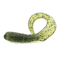 Jerrys Lures Assault Grub - Dirty Green Pepper