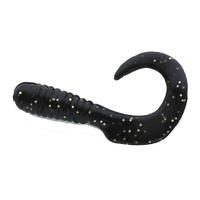Jerrys Lures Assault Grub - Midnight, Gold Mf