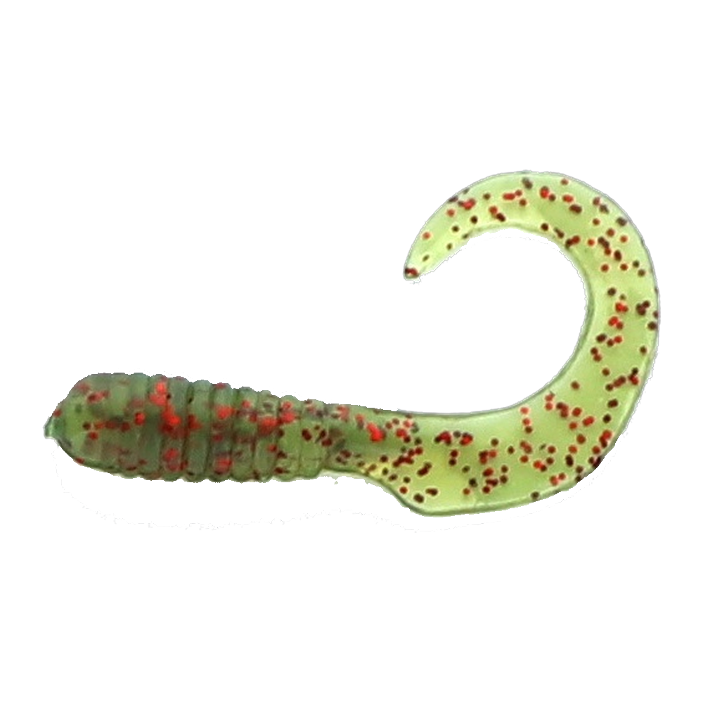 Jerrys Lures Assault Grub - Motor Oil, Red Mf