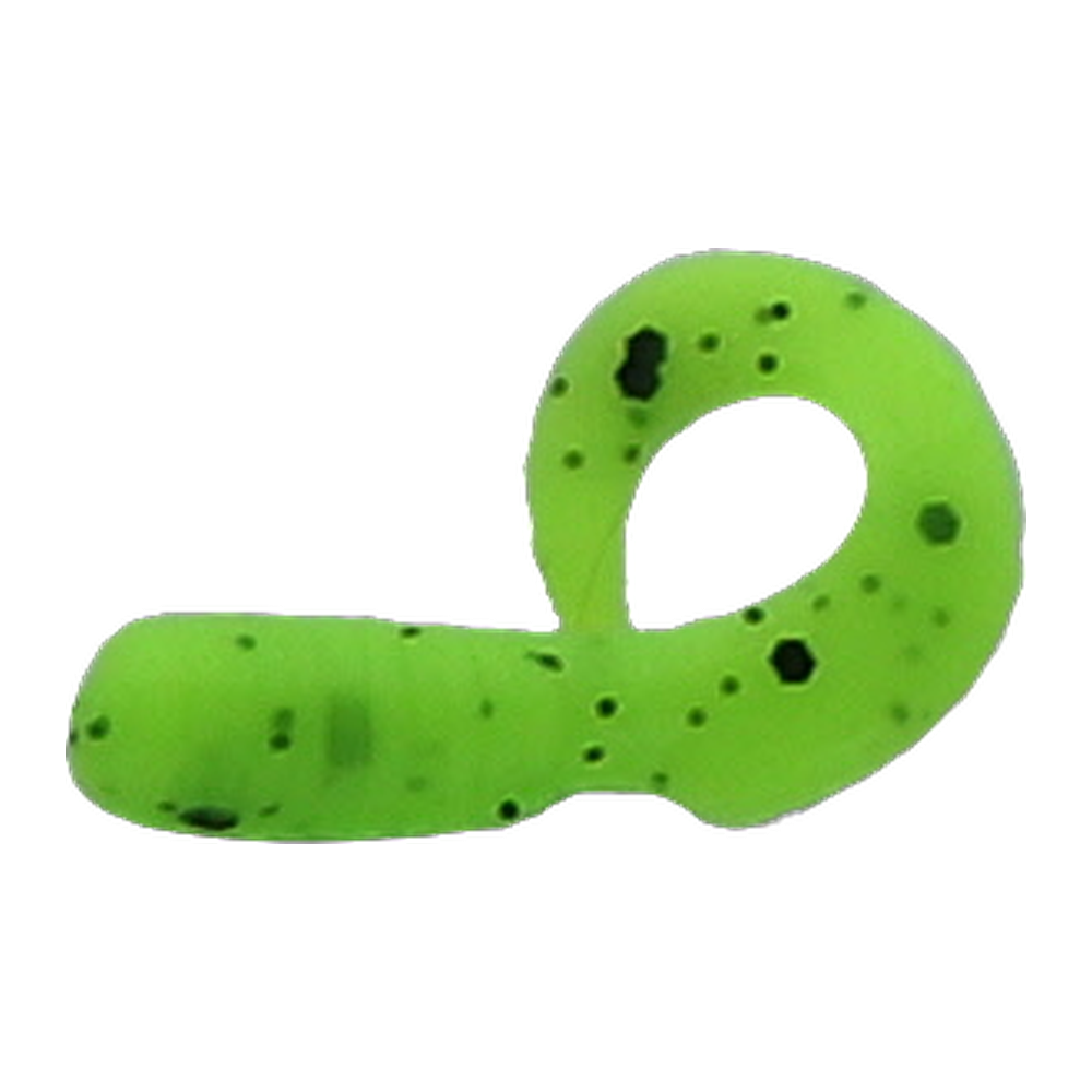 Jerrys Lures Assault Grub - Speckled Slime