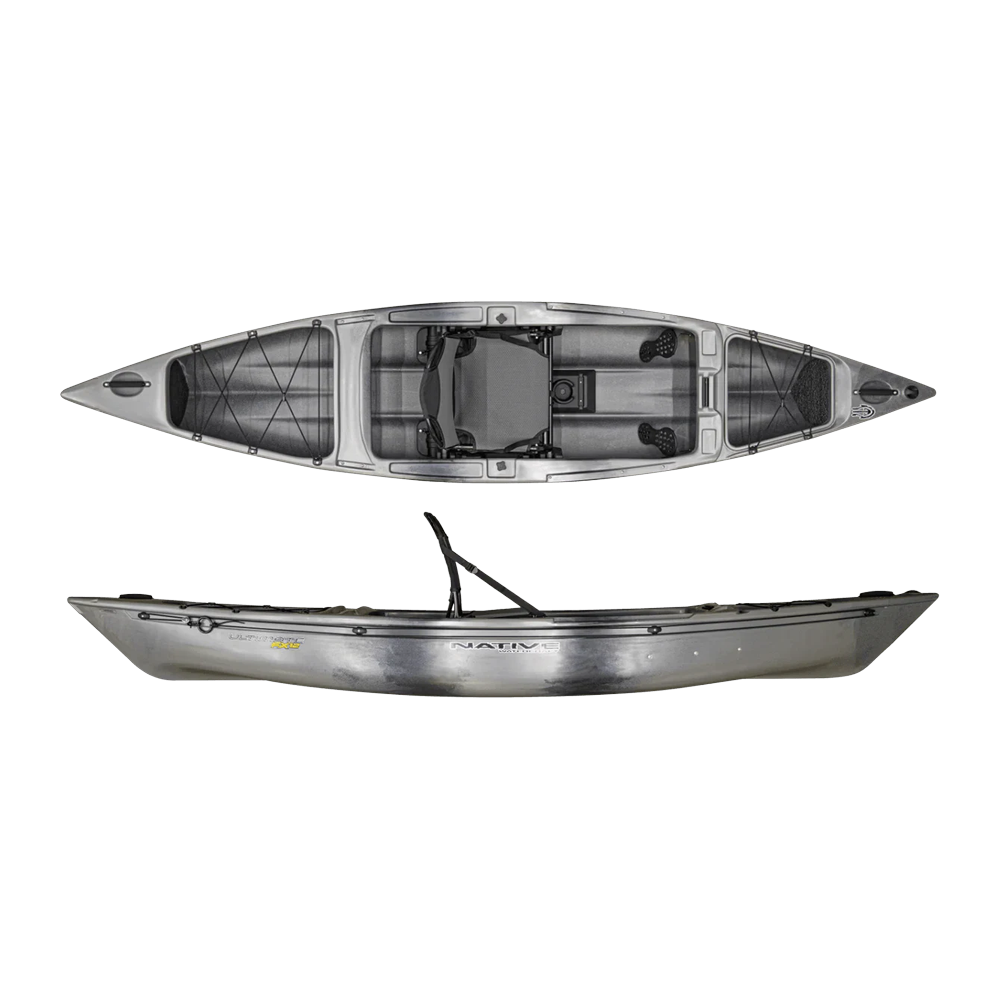 Native Watercraft Ultimate FX 12 Fishing Kayak - Grey Goose