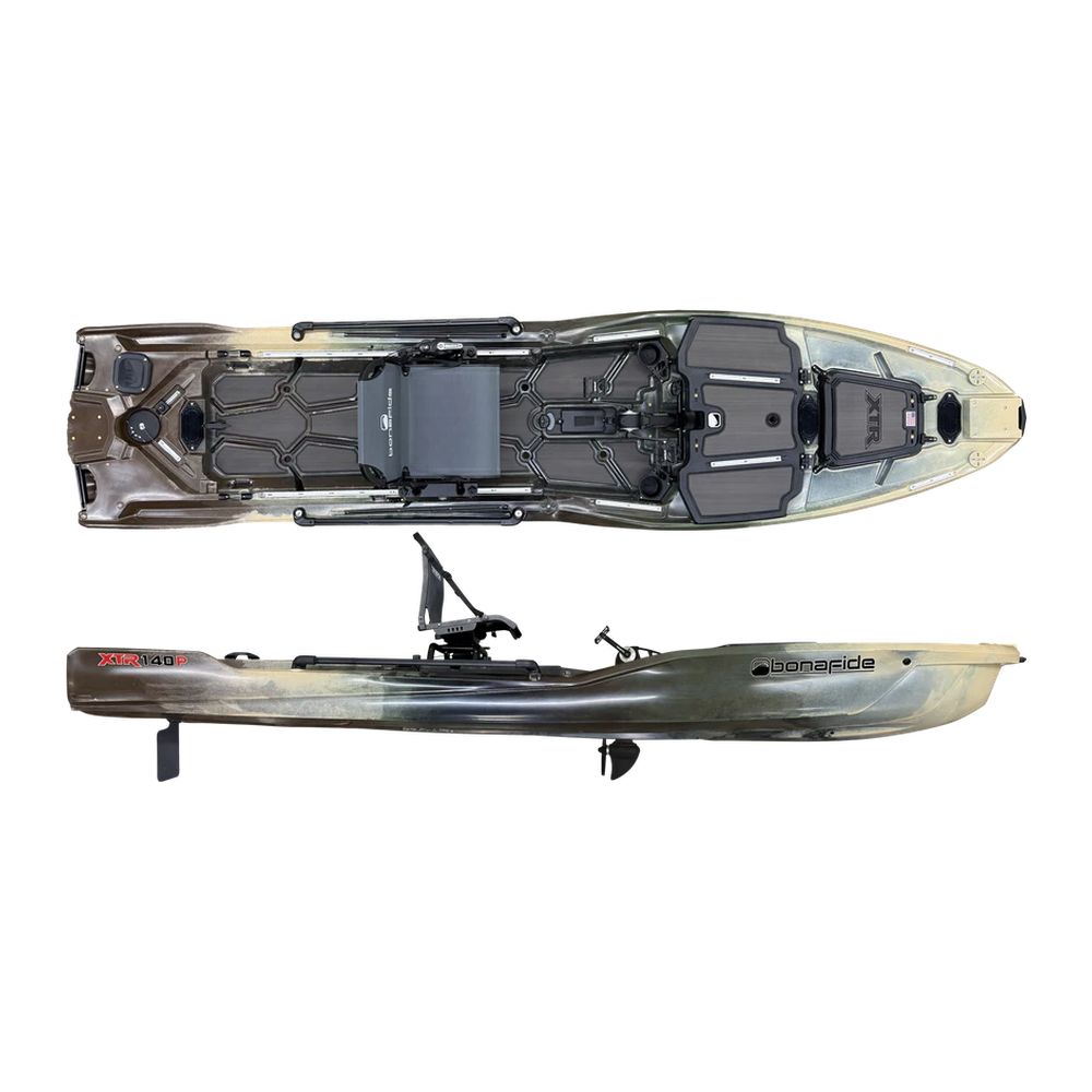 Bonafide XTR140P Fishing Kayak - Camo