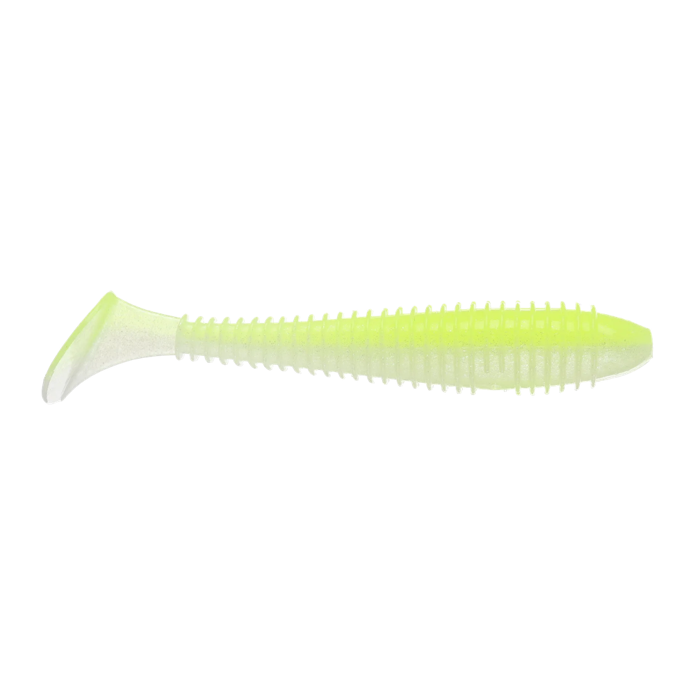 Keitech Swing Impact FAT Swimbait - Chartreuse Back Pearl