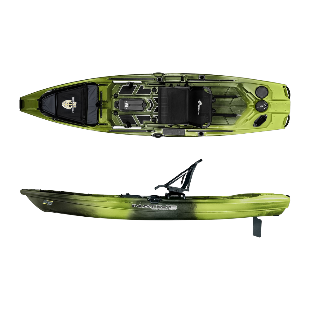 Native Watercraft Forge 12 Fishing Kayak - Gator Green