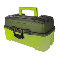 Plano Molded Tackle Storage - One-Tray Tackle Box Green/Smoke