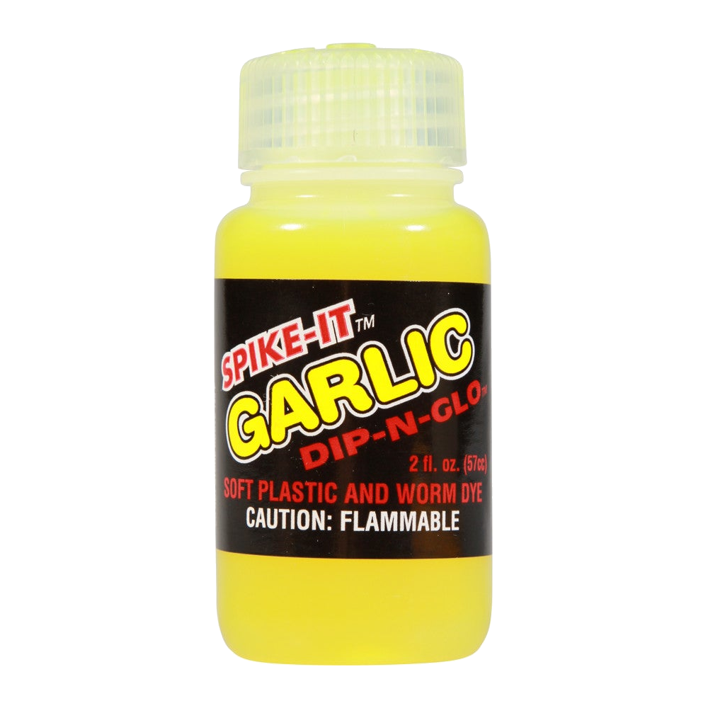 Spike It Dip-N-Glo Soft Plastic Dye Garlic - Chartreuse