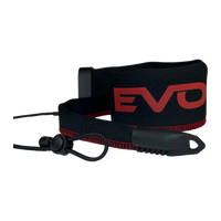 Evolv Tournament Grade Rod Sleeves Spinning - Red - Red Thread/Red Logo