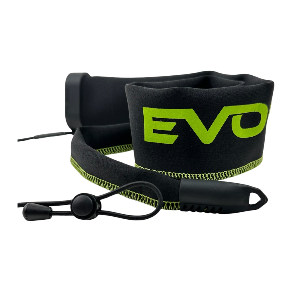 Evolv Tournament Grade Rod Sleeves Spinning - Green - Neon Green Thread/Neon Green Logo