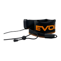 Evolv Tournament Grade Rod Sleeves Spinning - Orange - Neon Orange Thread/Neon Orange Logo