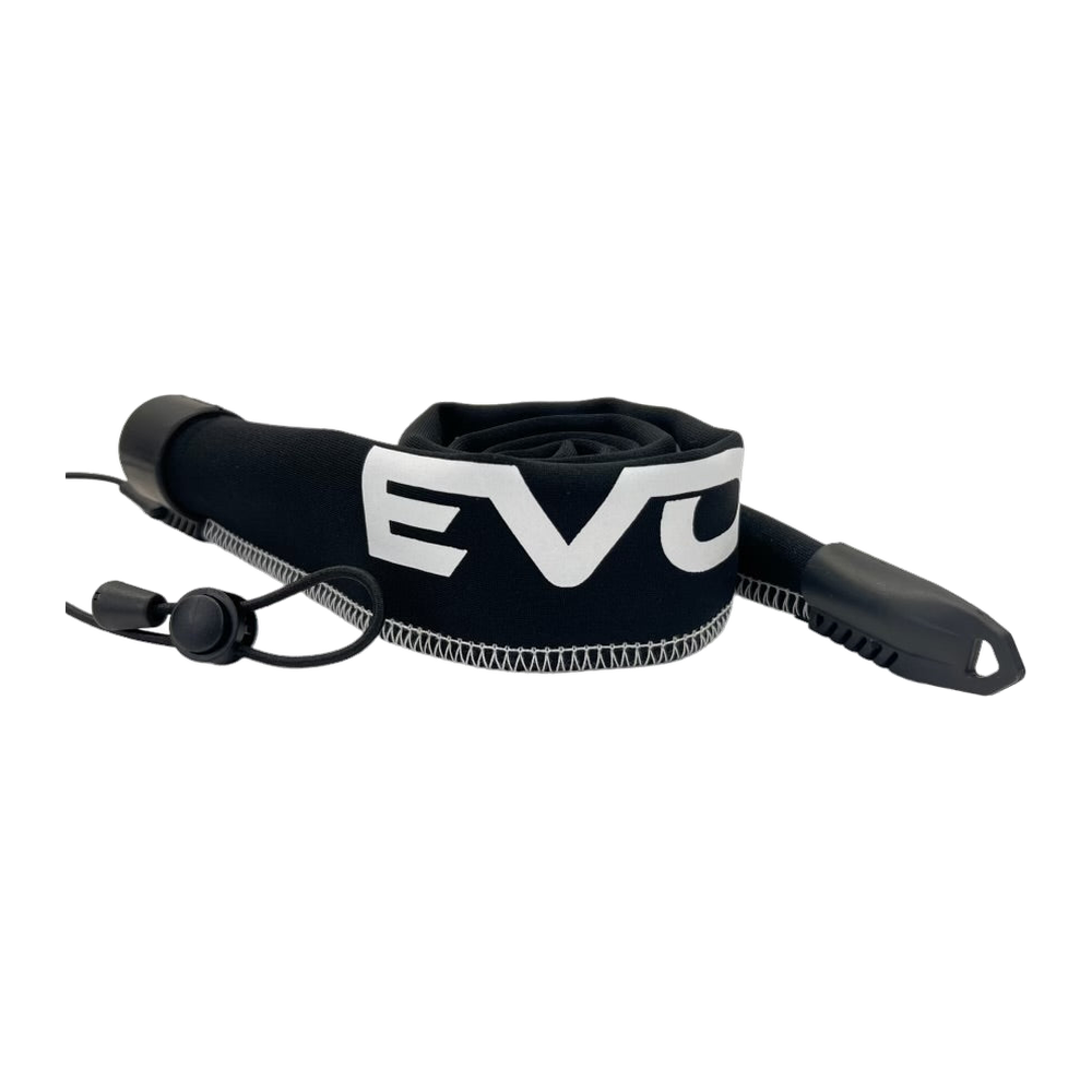 Evolv Tournament Grade Rod Sleeves Baitcasting - White - White Thread/White Logo