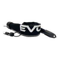 Evolv Tournament Grade Rod Sleeves Baitcasting - White - White Thread/White Logo