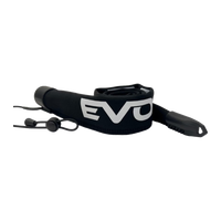 Evolv Tournament Grade Rod Sleeves Baitcasting - Charcoal - Black Thread/White Logo