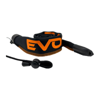 Evolv Tournament Grade Rod Sleeves Baitcasting - Orange - Neon Orange Thread/Neon Orange Logo
