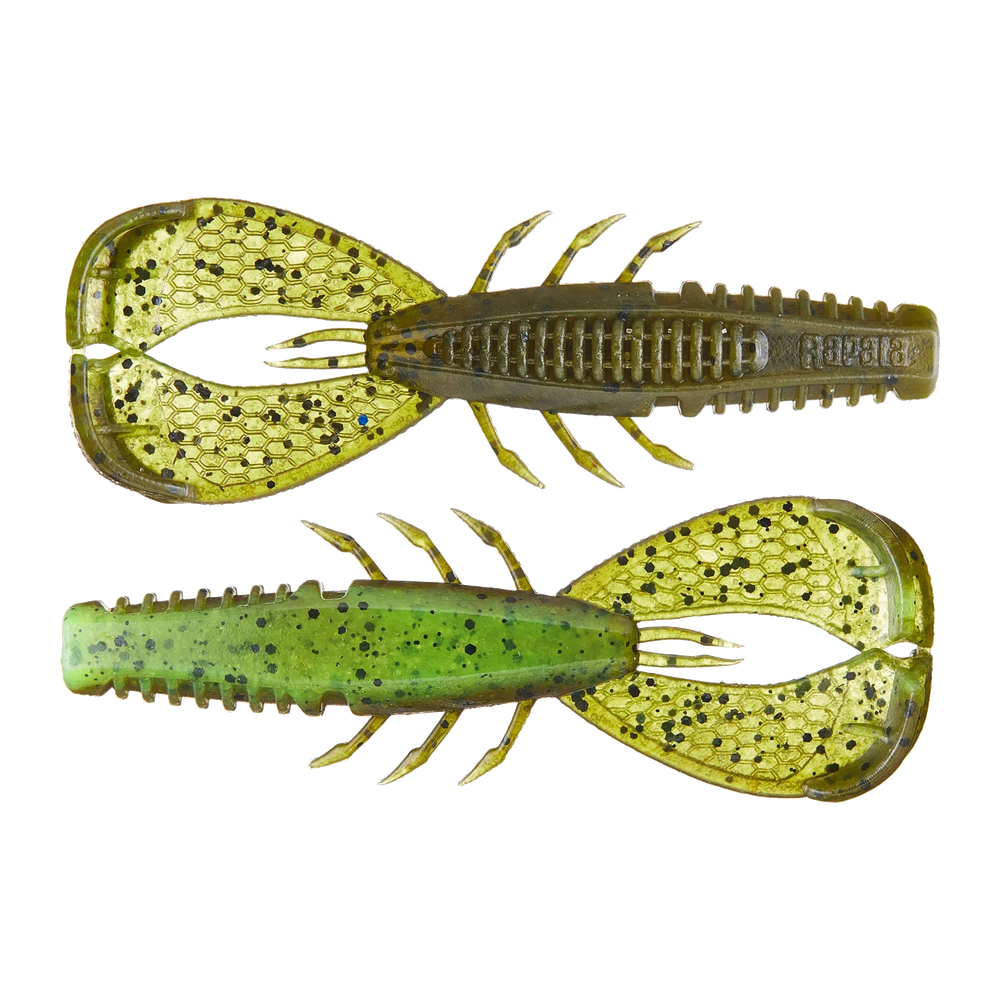 Crush City Clean Up Craw - Green Pumpkin Chartreuse Pepper