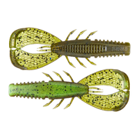 Crush City Clean Up Craw - Green Pumpkin Chartreuse Pepper