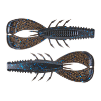 Crush City Clean Up Craw - Black Blue Flake
