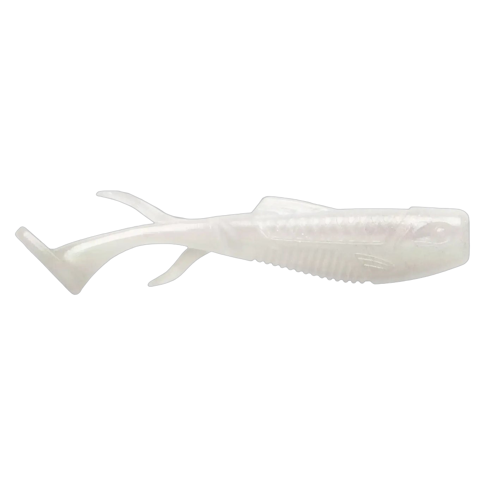 Crush City Sizzle Shad - Albino Pearl