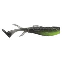 Crush City Sizzle Shad - Black Chartreuse