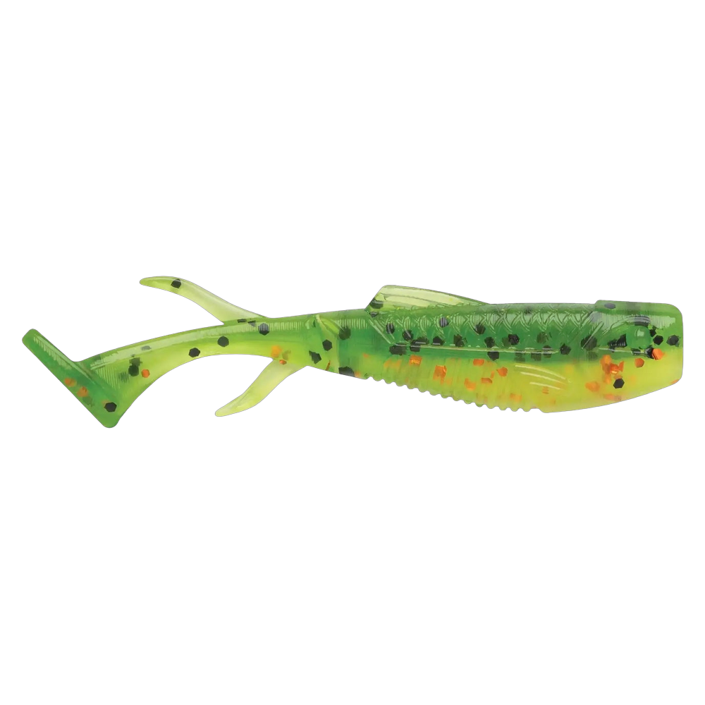 Crush City Sizzle Shad - Green Perch