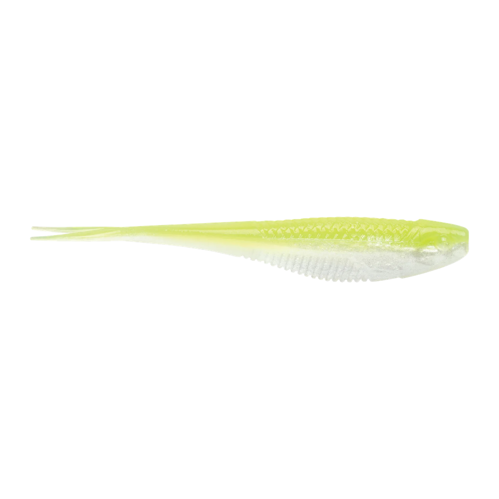 Crush City The Jerk Soft Jerkbait - Chartreuse Pearl