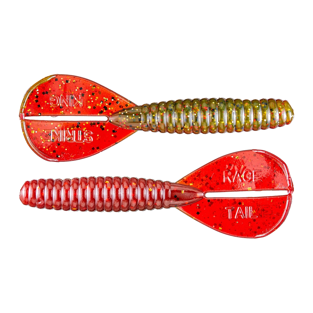 Strike King Rage Menace Grub - Falcon Lake Craw 8pk