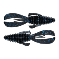 Strike King Rage Bug - Black Blue Flake 7pk