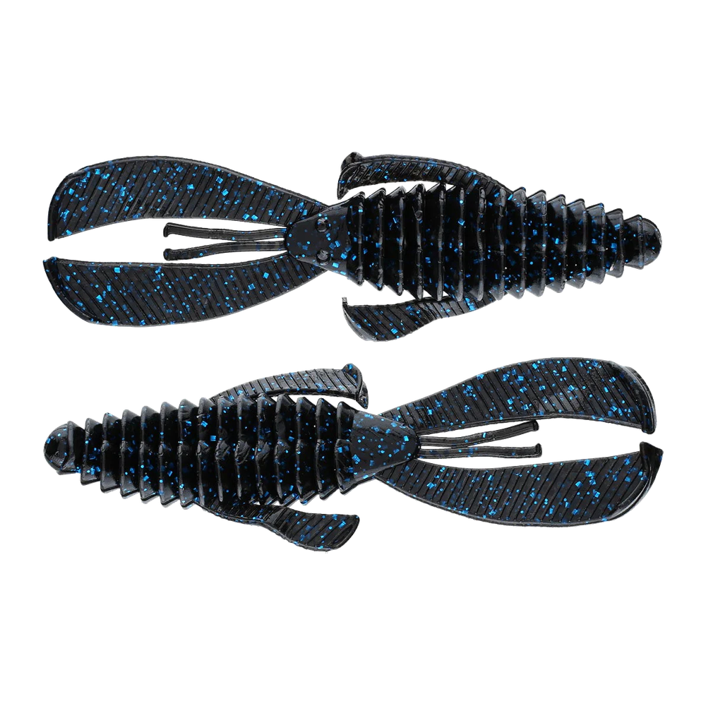 Strike King Rage Bug - Black Blue Flake 7pk